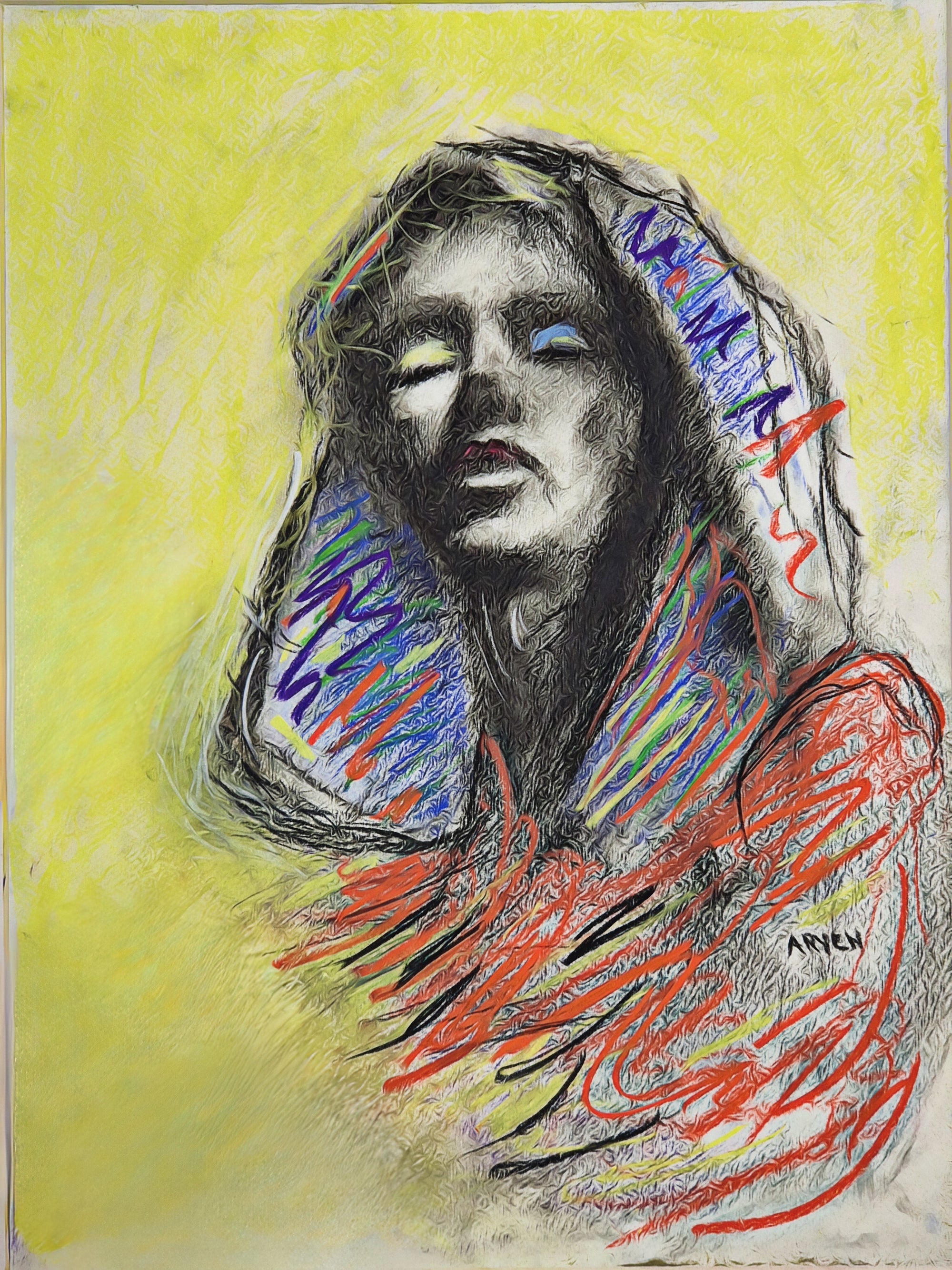 Woman Praying - Print